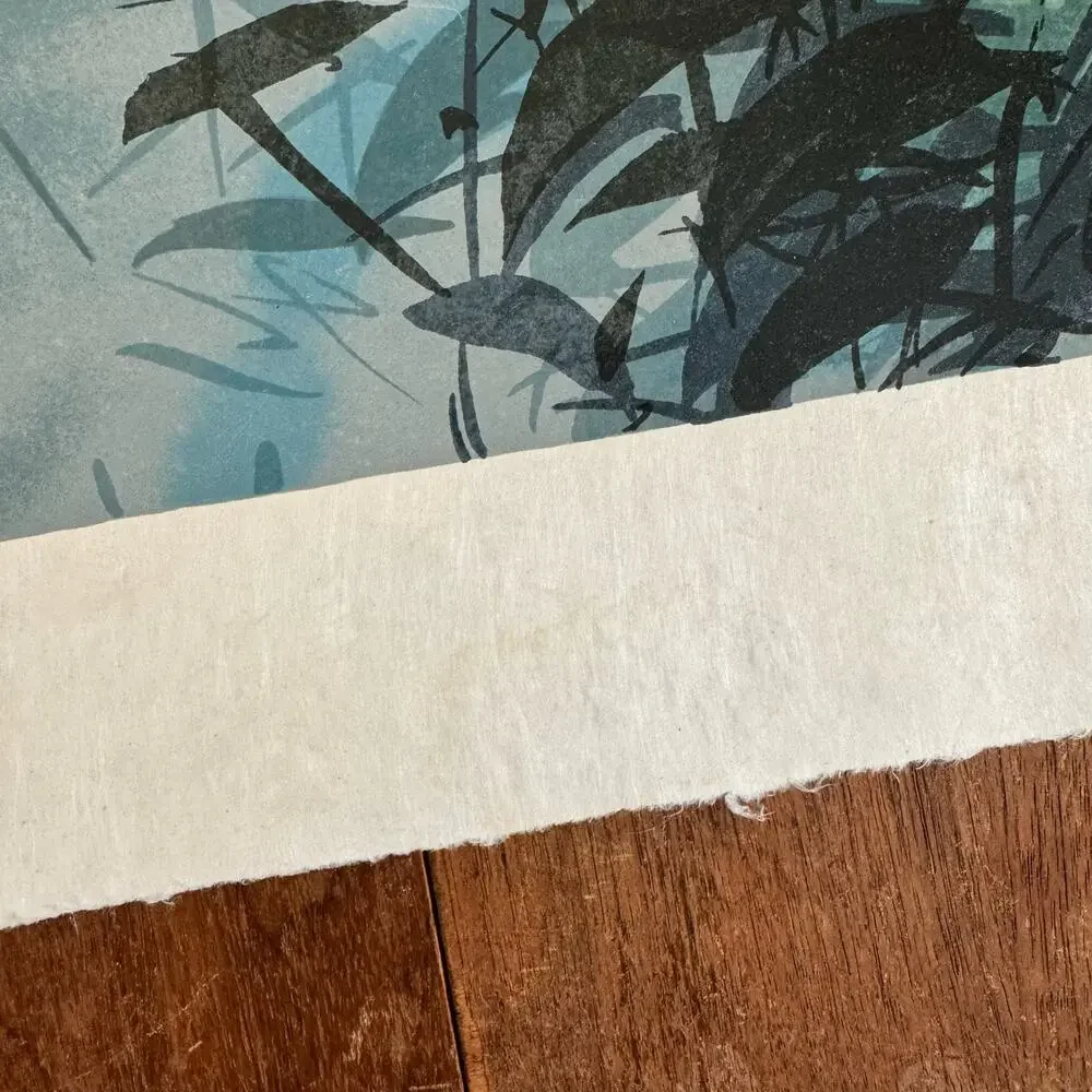 David Lee VINTAGE Chinese‎ Floral Original Painting Homage to Hawaii 164/400